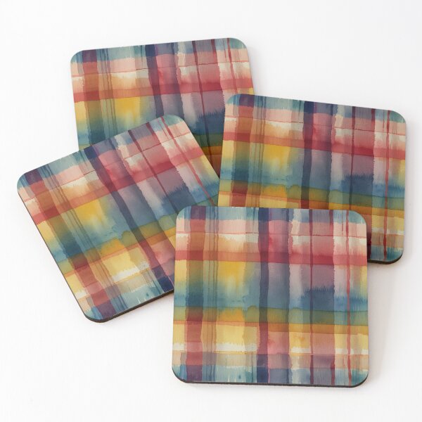 Item preview, Colorful Crayon Plaid Pattern designed and sold by Glam-OOTD.