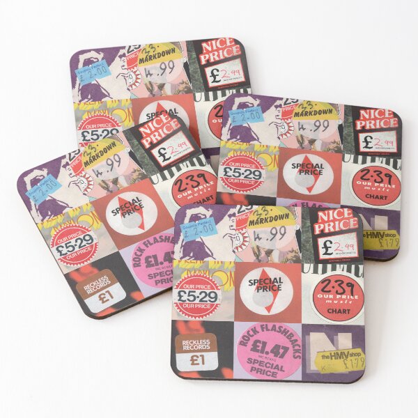 Item preview, Vintage Vinyl Price Stickers - Vol. 2 designed and sold by phigment-art.