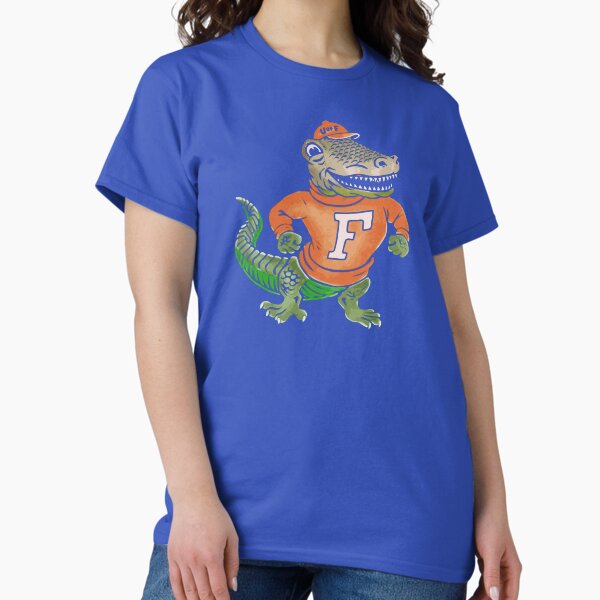 Vista previa del artículo con la obra «Mascota vintage de los Albert Gators sonriente», diseñado y vendido por VintageVarsity5.