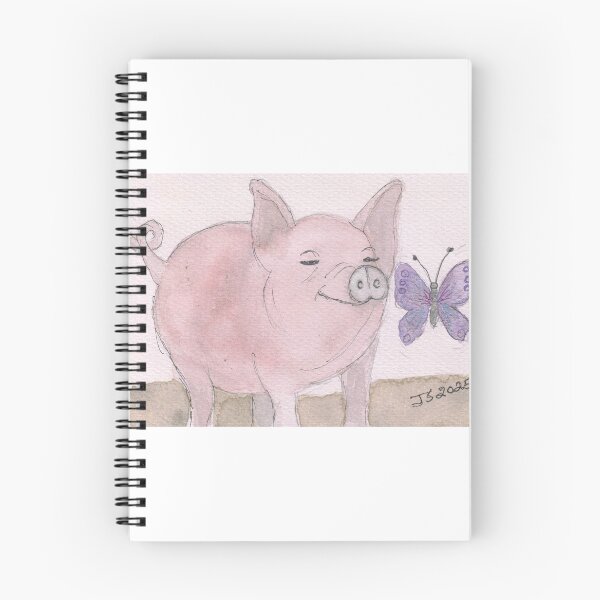 Aperçu de l'œuvre Le gentil ami de Piggy créée et vendue par WhimsyWomanCreatives.