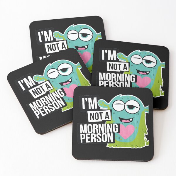 Item preview, Funny Im Not A Morning Person Monster designed and sold by SteezeeStore.