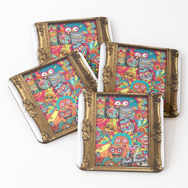 Item preview, Psychedelic Graffiti Monsters, Straight from the Urban Street - Eat 'Em Up! designed and sold by markmm9.