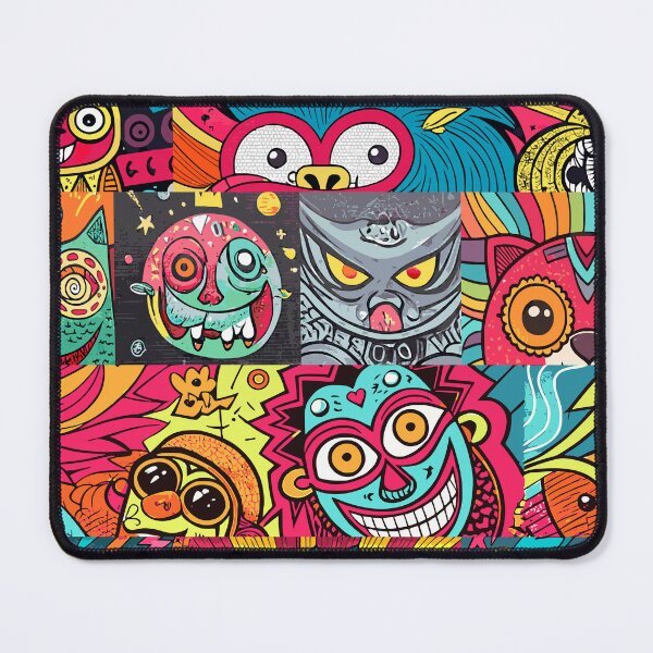 Item preview, Psychedelic Graffiti Monsters, Straight from the Urban Street - Eat 'Em Up! designed and sold by markmm9.