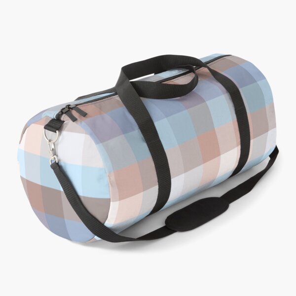 Item preview, Desert Varnish Plaid Blue and Adobe Red designed and sold by Art in My Loft.