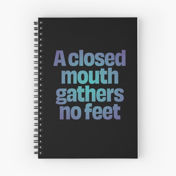 Item preview, A closed mouth gathers no feet. v.1 designed and sold by x1brett.