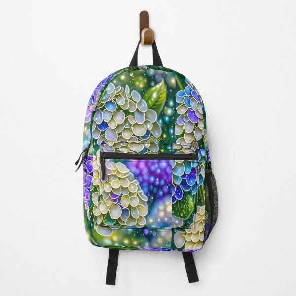 Item preview, Beautiful blue hydrangea with glitter effect designed and sold by MarionsArt.