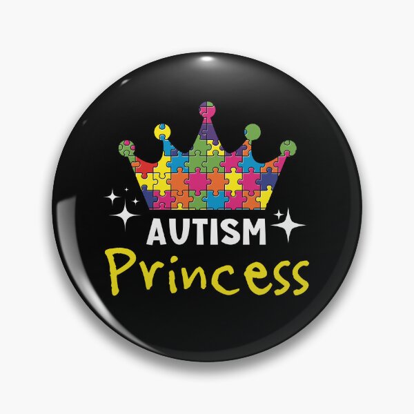 Item preview, Autism Princess - Cute Puzzle Crown Autism Awareness Design designed and sold by Serbin.