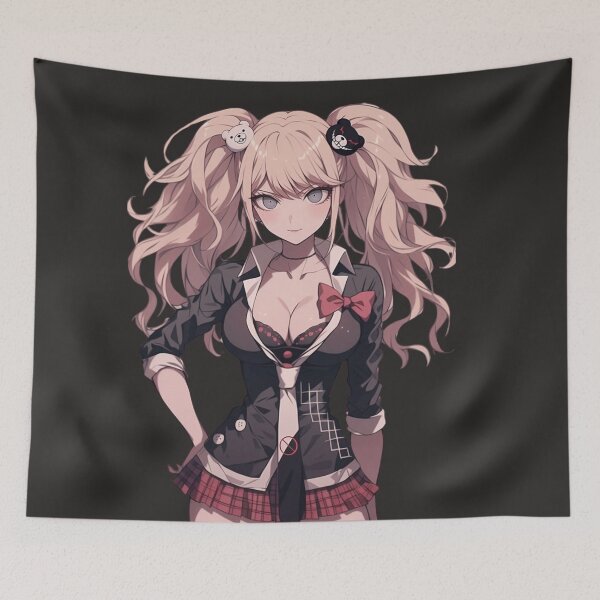 Item preview, Blonde haired anime girl in school uniform designed and sold by xVicksx.