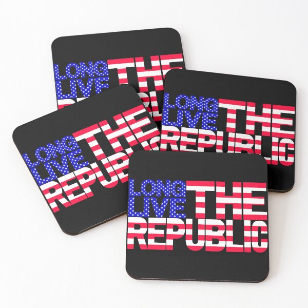 Item preview, Long Live The Republic US Flag Design designed and sold by Zeemazoo.