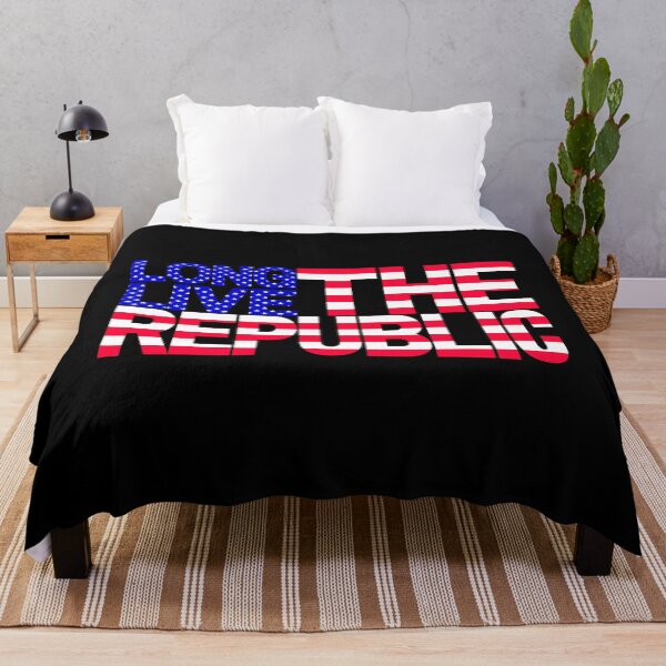 Item preview, Long Live The Republic US Flag Design designed and sold by Zeemazoo.