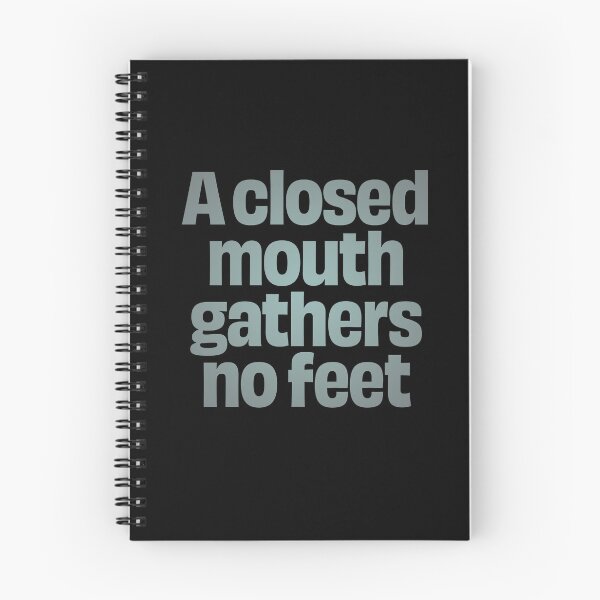 Item preview, A closed mouth gathers no feet. v.3 designed and sold by x1brett.