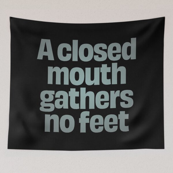 Item preview, A closed mouth gathers no feet. v.3 designed and sold by x1brett.