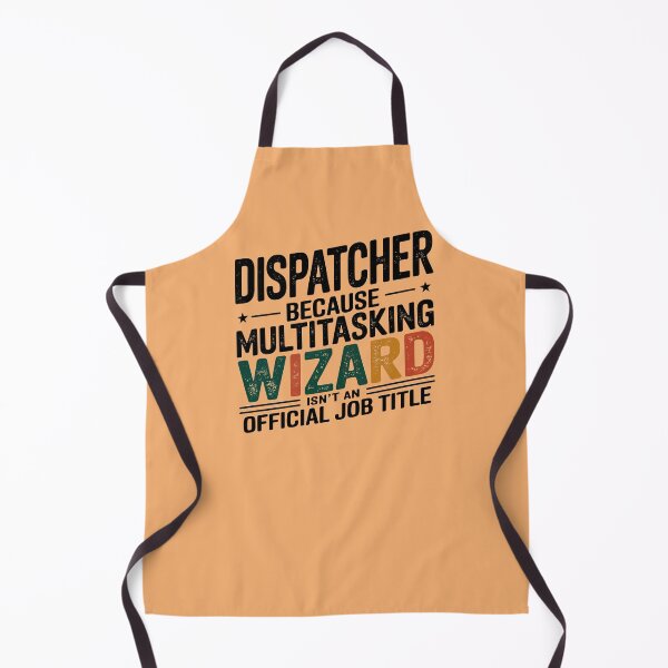 Item preview, Dispatcher Multitasking Wizard, distressed vintage style designed and sold by MadCatPrints.