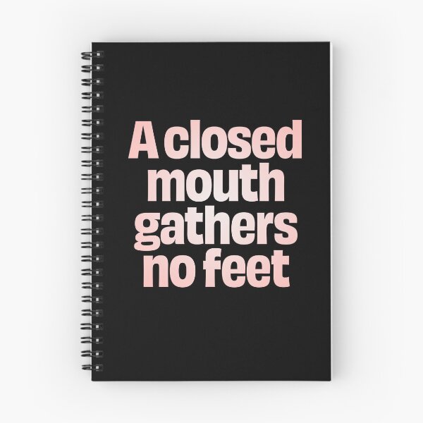 Item preview, A closed mouth gathers no feet. v.2 designed and sold by x1brett.