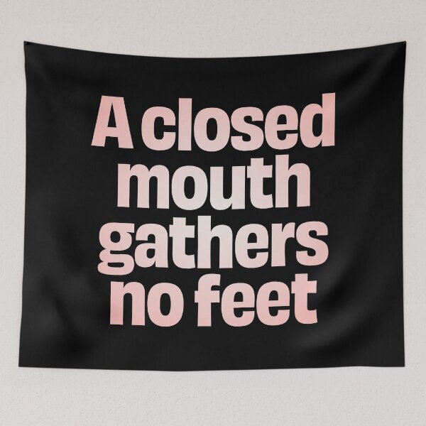Item preview, A closed mouth gathers no feet. v.2 designed and sold by x1brett.