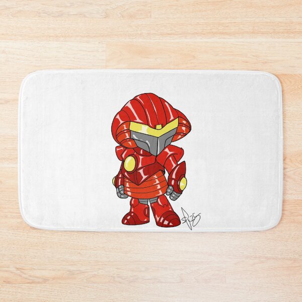 Item preview, Red robot mech suit chibi style designed and sold by Pittstop.