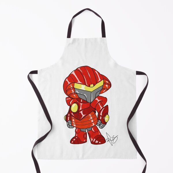 Item preview, Red robot mech suit chibi style designed and sold by Pittstop.