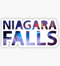 Niagara Falls Three Waterfalls Sticker
