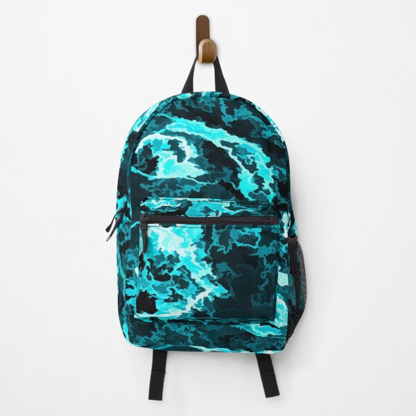Item preview, Abstract turquoise ocean waves. designed and sold by fishwithout.