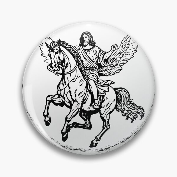 Item preview, Jesus Riding Horse designed and sold by ULTRAMAX_DESIGN.