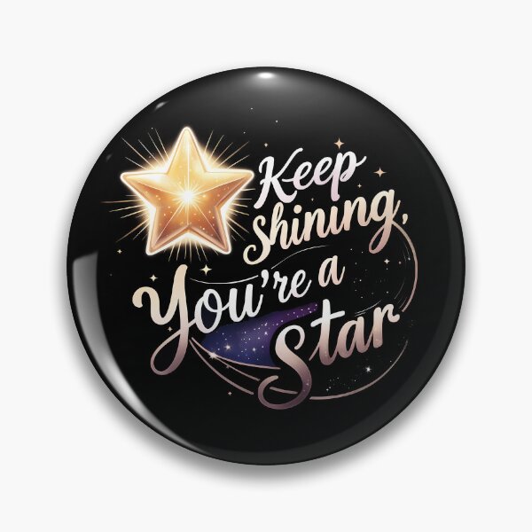 Item preview, Keep Shining Star – Celestial Glow & Encouragement designed and sold by zoughlal.