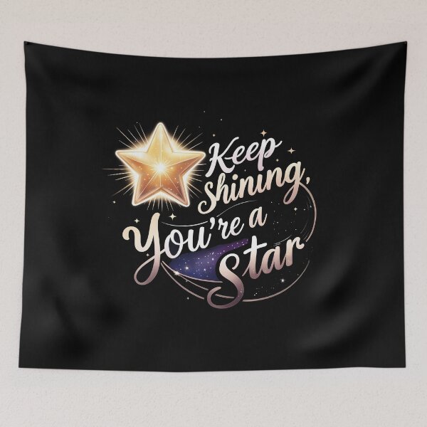 Item preview, Keep Shining Star – Celestial Glow & Encouragement designed and sold by zoughlal.
