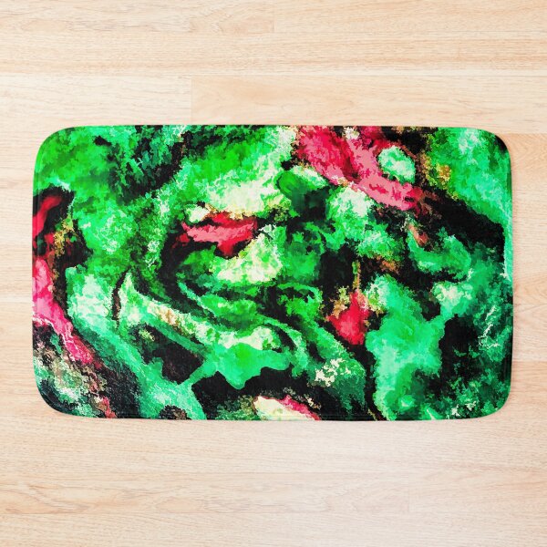Item preview, Illustration based on an abstract acrylic painting of ravenous flowers in the forest. designed and sold by fishwithout.