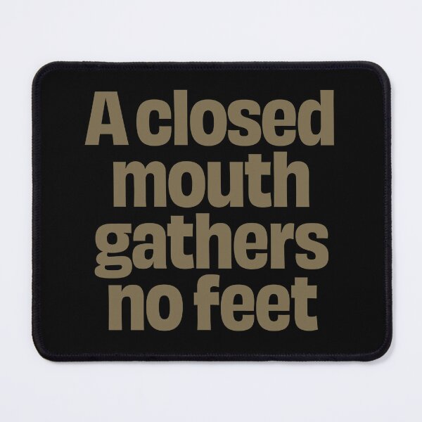 Item preview, A closed mouth gathers no feet. v.8 designed and sold by x1brett.