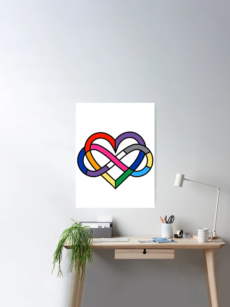 Polyamory Sign Heart Infinity Tumber Graphic by Digitals by Hanna ·  Creative Fabrica