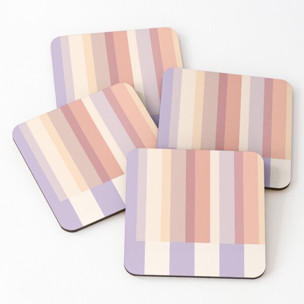 Item preview, Desert Varnish Stacked Stripes Canyon Red and Purple designed and sold by Art in My Loft.