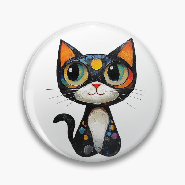 Item preview, Abstract Cat Painting 6 designed and sold by Made-by-Gus.