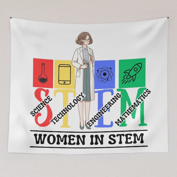 Item preview, Women in STEM illustration designed and sold by whee25.