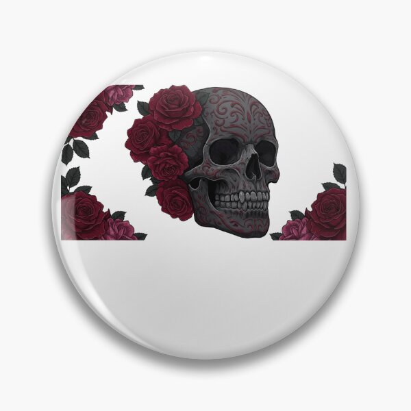 Item preview, Gothic Skull Roses	 designed and sold by FitEnvy.