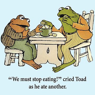Artwork thumbnail, Frog and Toad Eating Cookies by sketchonic