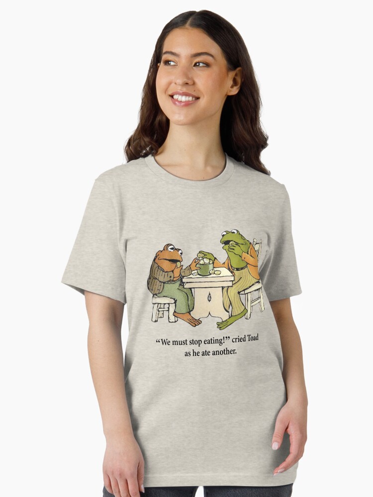 Thumbnail 2 of 7, Essential T-Shirt, Frog and Toad Eating Cookies designed and sold by sketchonic.