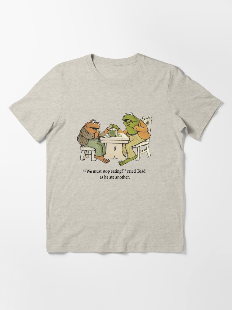 Thumbnail 3 of 7, Essential T-Shirt, Frog and Toad Eating Cookies designed and sold by sketchonic.