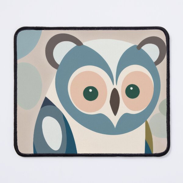 Item preview, cute owl abstract art designed and sold by ArtSE46.