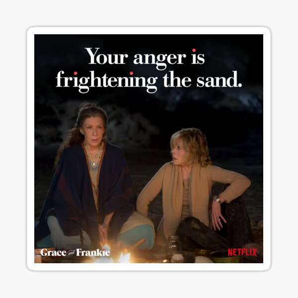 grace and frankie Sticker