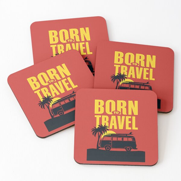Item preview, Born to Travel designed and sold by GoodOldVintage.