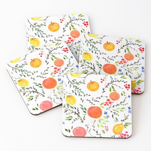 Item preview, Citrus and berries designed and sold by TerezaAndFranz.