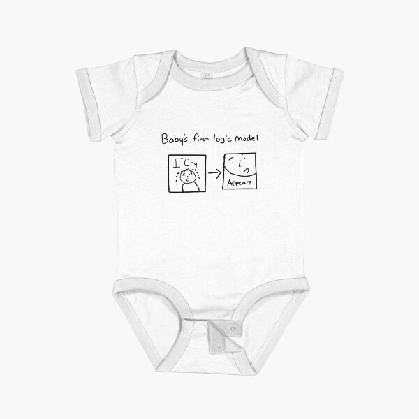 Item preview, Baby's first logic model - Visual Style designed and sold by Chris Lysy.