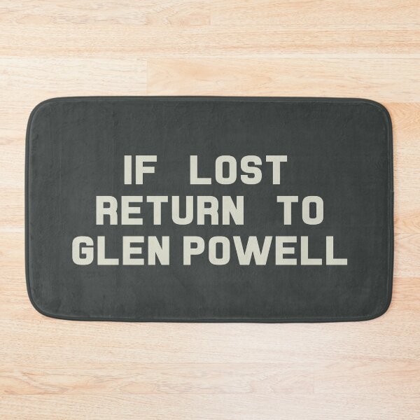 Item preview, If Lost Return to Glen Powell Tee designed and sold by 2000sbabyangel.