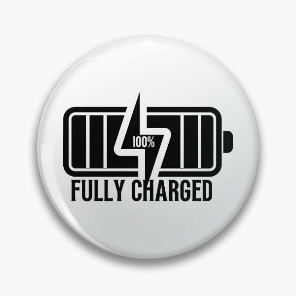 Item preview, Fully charged 100% battery graphic design designed and sold by whee25.