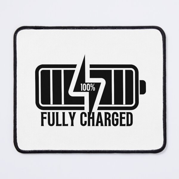 Item preview, Fully charged 100% battery graphic design designed and sold by whee25.