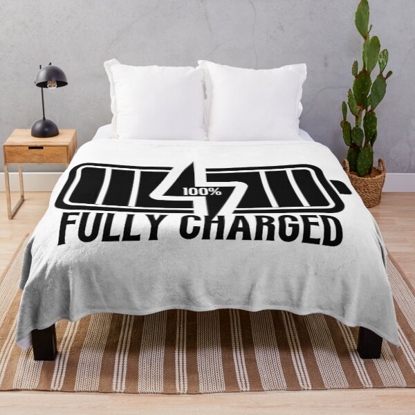 Item preview, Fully charged 100% battery graphic design designed and sold by whee25.