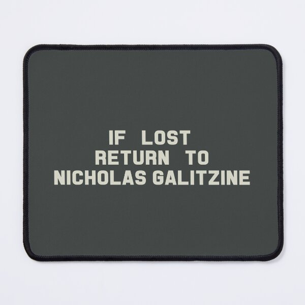 Item preview, If Lost Return to Nicholas Galitzine Tee designed and sold by 2000sbabyangel.