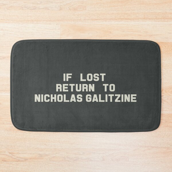 Artikelvorschau, If Lost Return to Nicholas Galitzine Tee entworfen und verkauft von 2000sbabyangel.