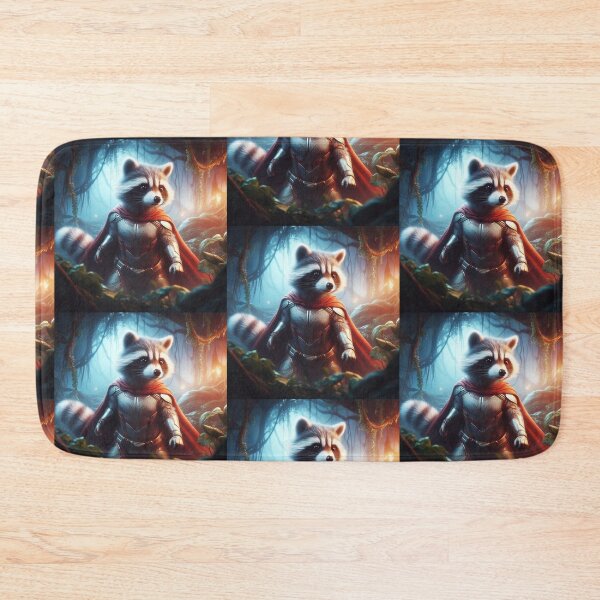 Item preview, Superhero Cute Raccoon designed and sold by Dogandesighn.