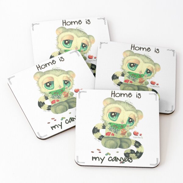 Item preview, Home is my canvas - retro style designed and sold by Plakartis.
