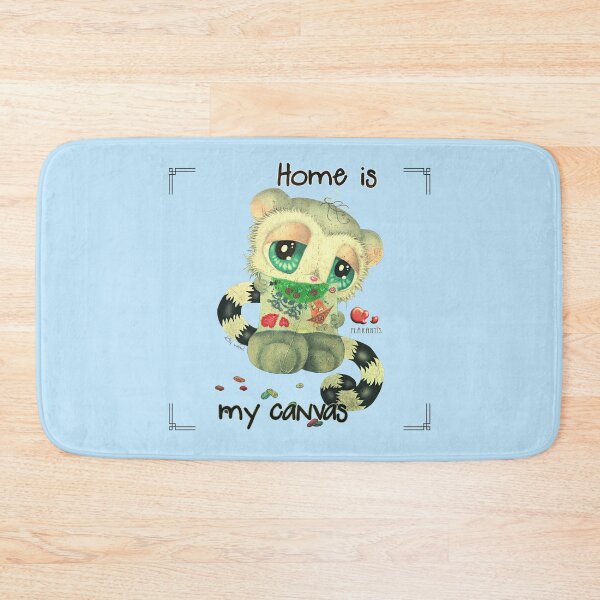 Item preview, Home is my canvas - retro style designed and sold by Plakartis.
